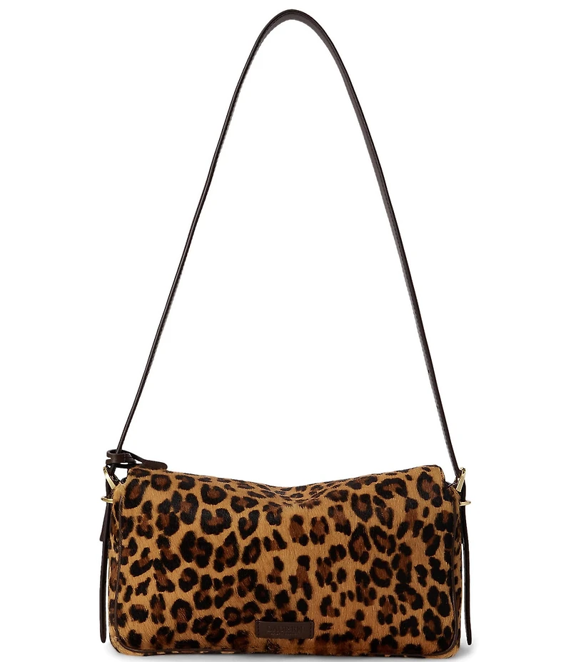 Lauren Ralph Lauren Farrah Leopard Print Medium Shoulder Bag