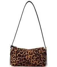 Lauren Ralph Lauren Farrah Leopard Print Medium Shoulder Bag
