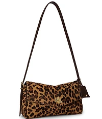 Lauren Ralph Lauren Farrah Leopard Print Medium Shoulder Bag