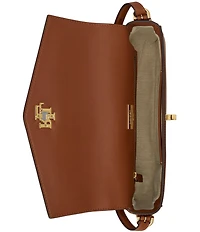 Lauren Ralph Lauren Farrah Nappa Leather Medium Shoulder Bag