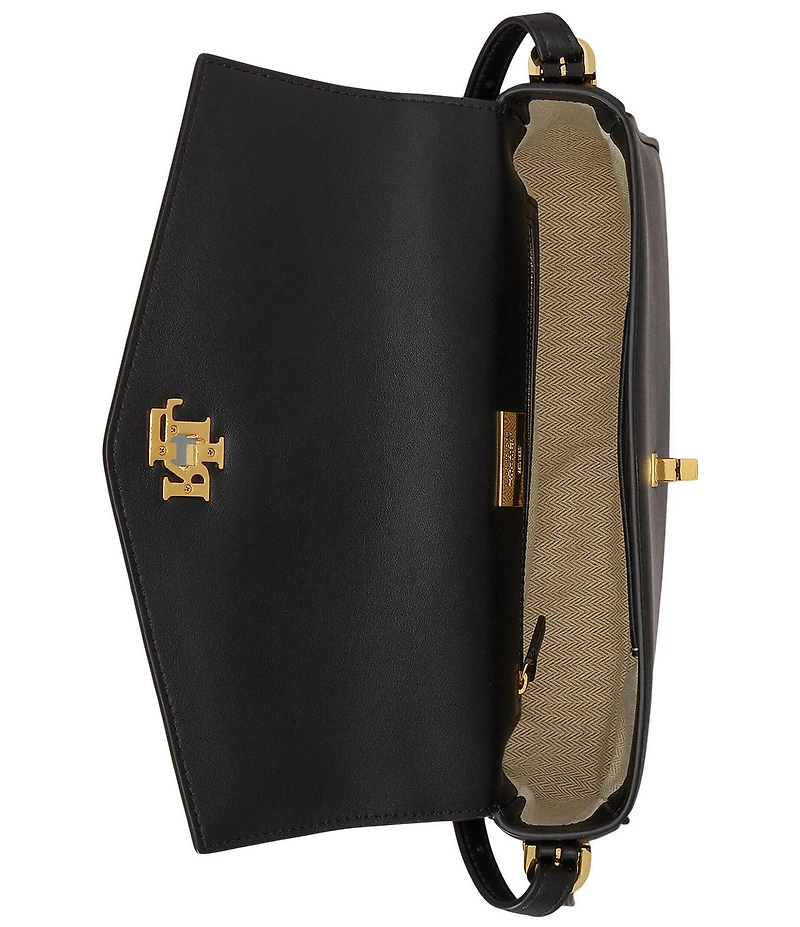 Lauren Ralph Lauren Farrah Nappa Leather Medium Shoulder Bag