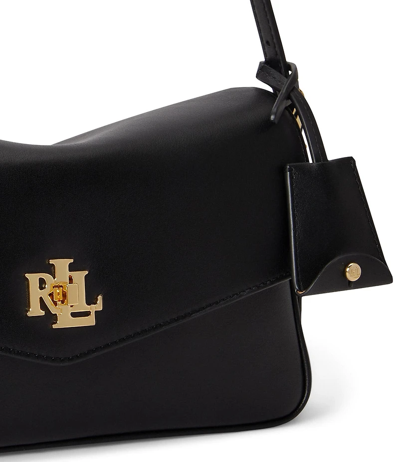 Lauren Ralph Lauren Farrah Nappa Leather Medium Shoulder Bag