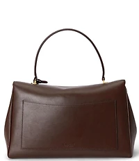 Lauren Ralph Lauren Farrah Nappa Leather Medium Soft Satchel Bag