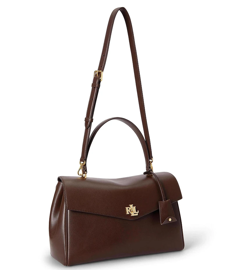 Lauren Ralph Lauren Farrah Nappa Leather Medium Soft Satchel Bag