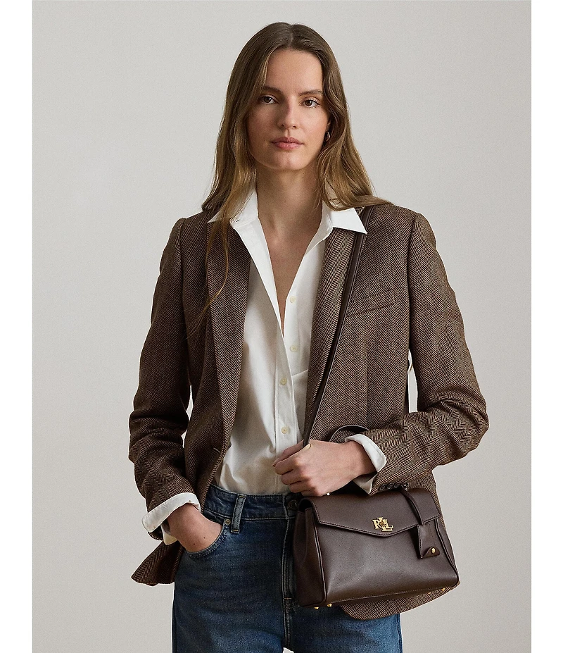 Lauren Ralph Lauren Farrah Small Soft Satchel Bag