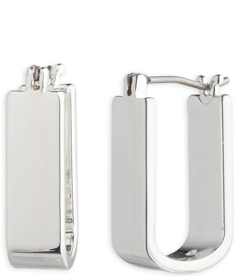 Lauren Ralph Lauren Flat Hoop Earrings