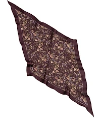 Lauren Ralph Lauren Floral Large Diamond Scarf