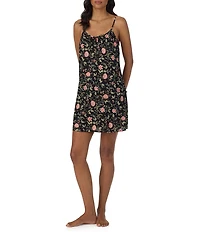 Lauren Ralph Lauren Floral Print Sleeveless Scoop Neck Woven Chemise