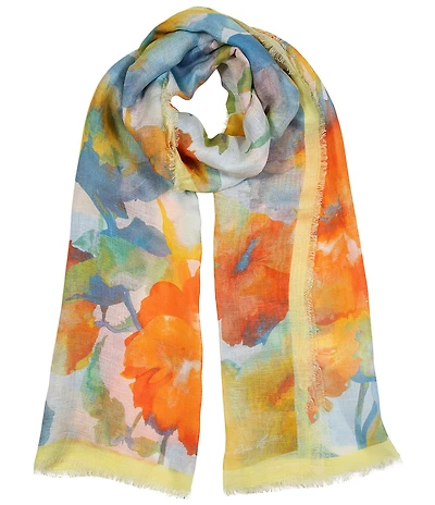 Lauren Ralph Lauren Floral Print Woven Scarf Wrap