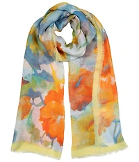 Lauren Ralph Lauren Floral Print Woven Scarf Wrap