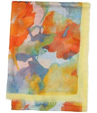 Lauren Ralph Lauren Floral Print Woven Scarf Wrap