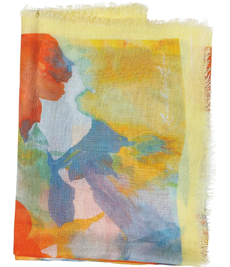 Lauren Ralph Lauren Floral Print Woven Scarf Wrap