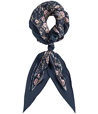Lauren Ralph Lauren Floral Silk Large Diamond Scarf