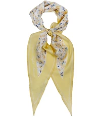 Lauren Ralph Lauren Floral Small Diamond Scarf