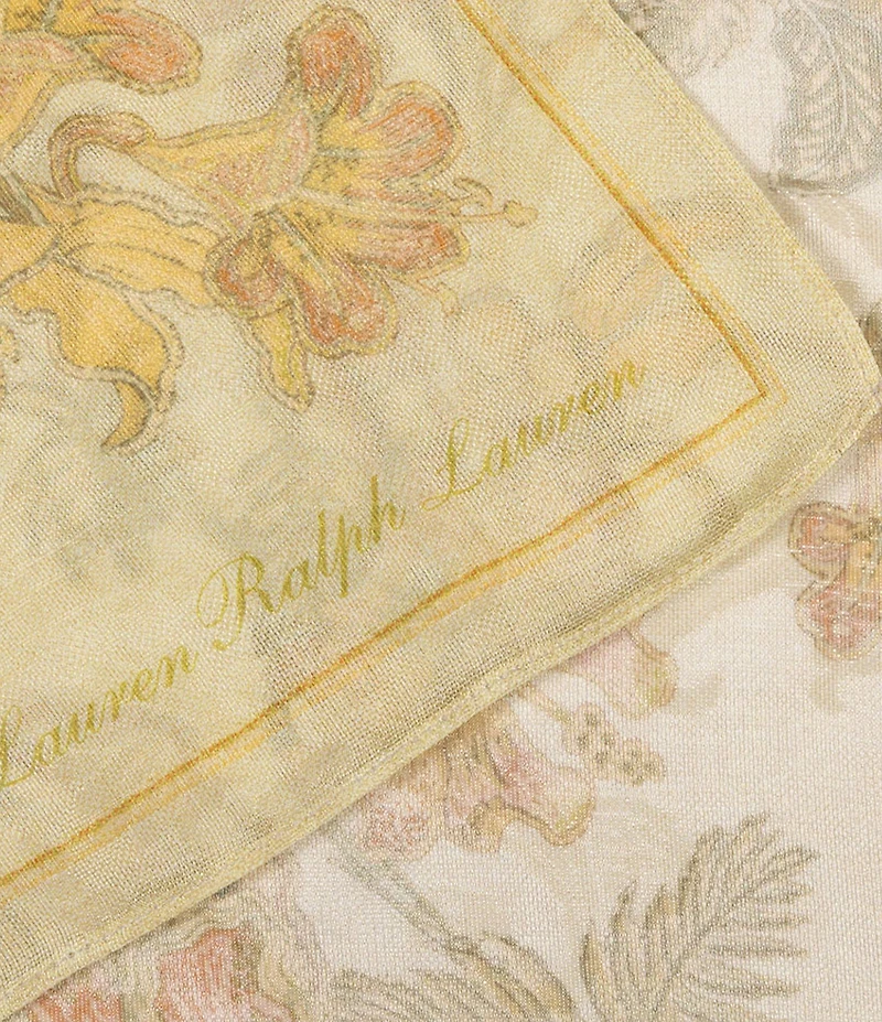 Lauren Ralph Lauren Floral Small Oblong Scarf
