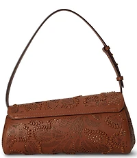 Lauren Ralph Lauren Floral Tooled Medium Tasha East-West Bag