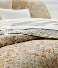 Lauren Ralph Lauren Florence Geometric Floral Patterned Lightweight Reversible Quilt