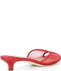 Lauren Ralph Lauren Francesca Mule Mesh Kitten Heel Sandals