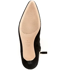 Lauren Ralph Lauren Francesca Suede Point Toe Kitten Heel Booties