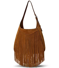 Lauren Ralph Lauren Tanner Large Fringe Shoulder Bag