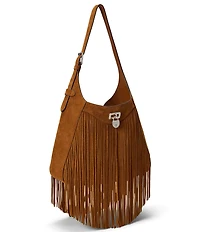 Lauren Ralph Lauren Tanner Large Fringe Shoulder Bag