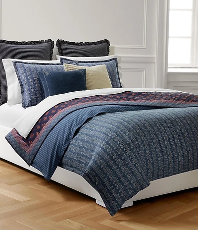 Lauren Ralph Lauren Gena Soft Cotton Reversible Comforter Mini Set
