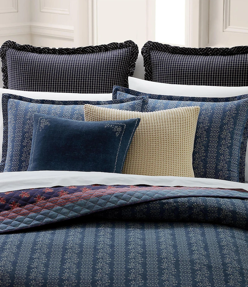 Lauren Ralph Lauren Gena Soft Cotton Reversible Duvet Cover Set