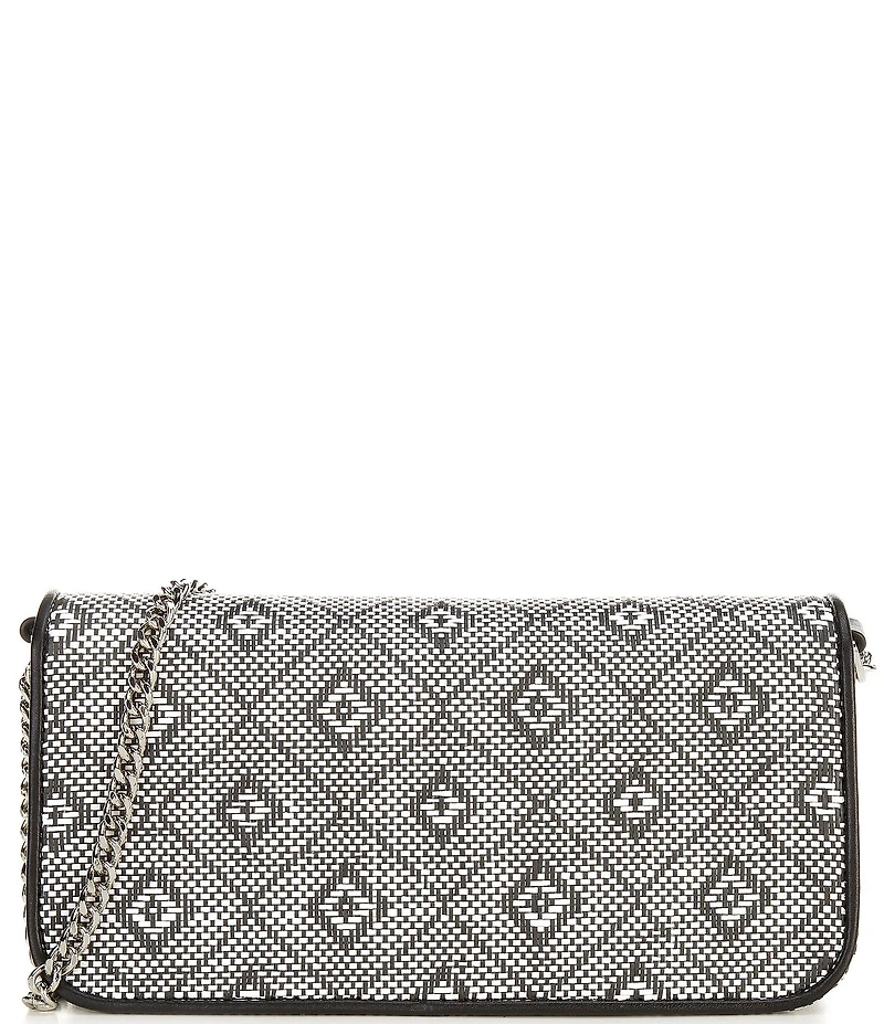 Lauren Ralph Lauren Sawyer Medium Geo Motif Woven Convertible Bag