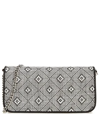 Lauren Ralph Lauren Sawyer Medium Geo Motif Woven Convertible Bag