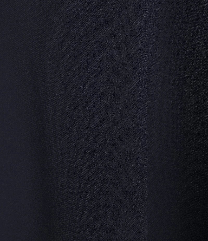 Lauren Ralph Lauren Georgette Surplice V-Neck Short Sleeve Belted Midi Dress