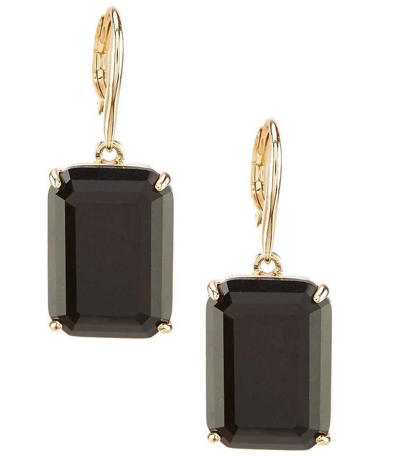 Lauren Ralph Lauren Gold Jet Drop Earrings