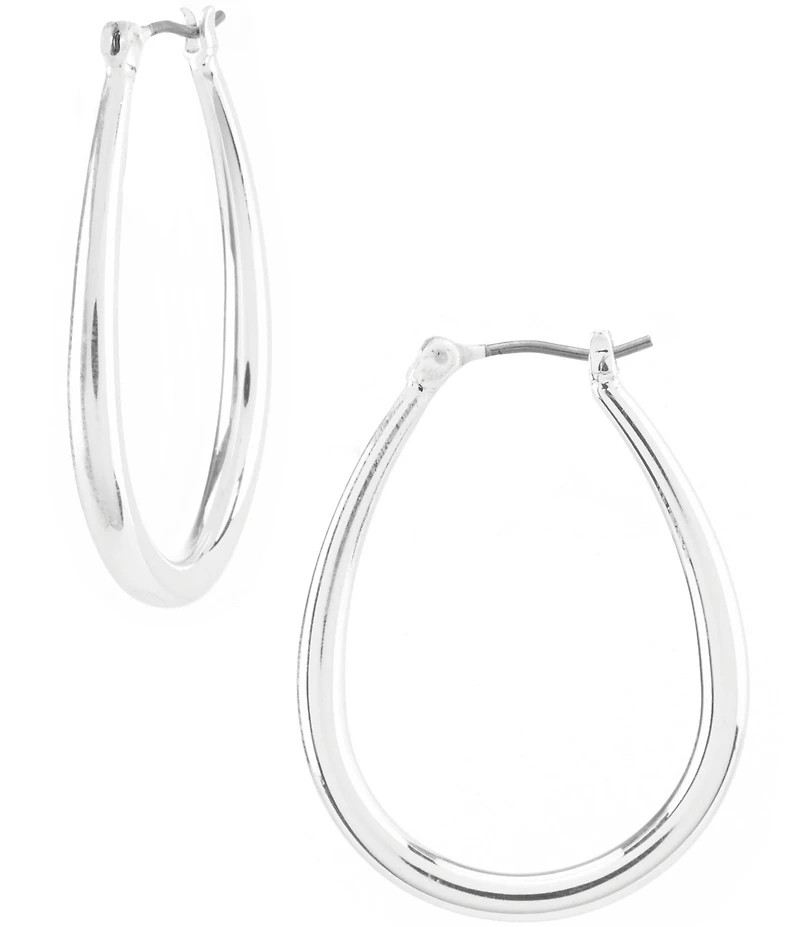 Lauren Ralph Lauren Gold Tear Drop Hoop Earrings
