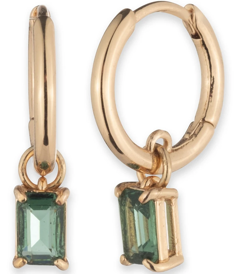 Lauren Ralph Lauren Baguette Hoop Earrings