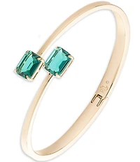 Lauren Ralph Lauren Gold Tone Bypass Bangle Bracelet