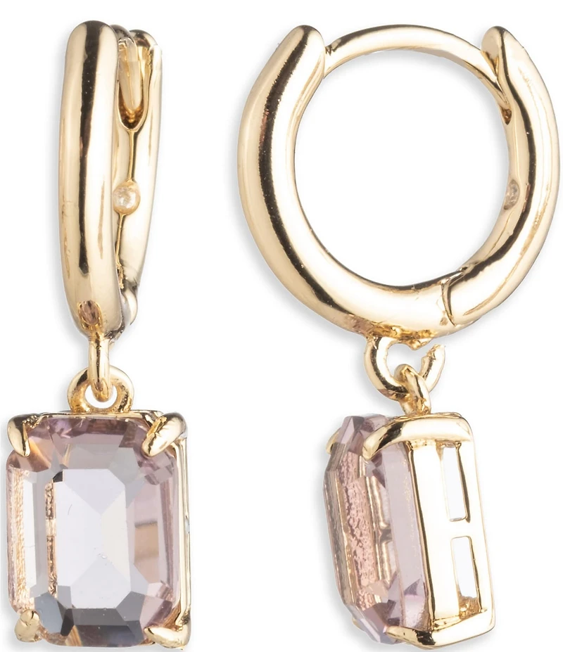 Lauren Ralph Lauren Gold Tone Huggie Drop Earrings