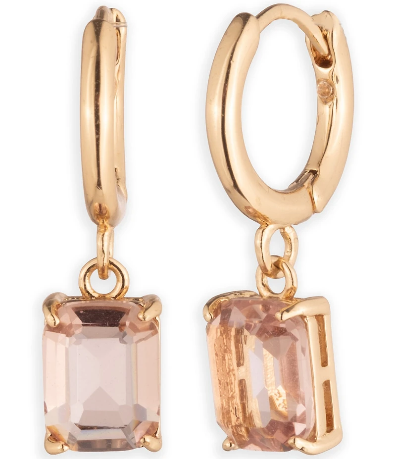 Lauren Ralph Lauren Gold Tone Huggie Drop Earrings