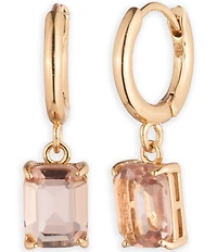 Lauren Ralph Lauren Gold Tone Huggie Drop Earrings