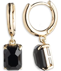 Lauren Ralph Lauren Gold Tone Huggie Drop Earrings