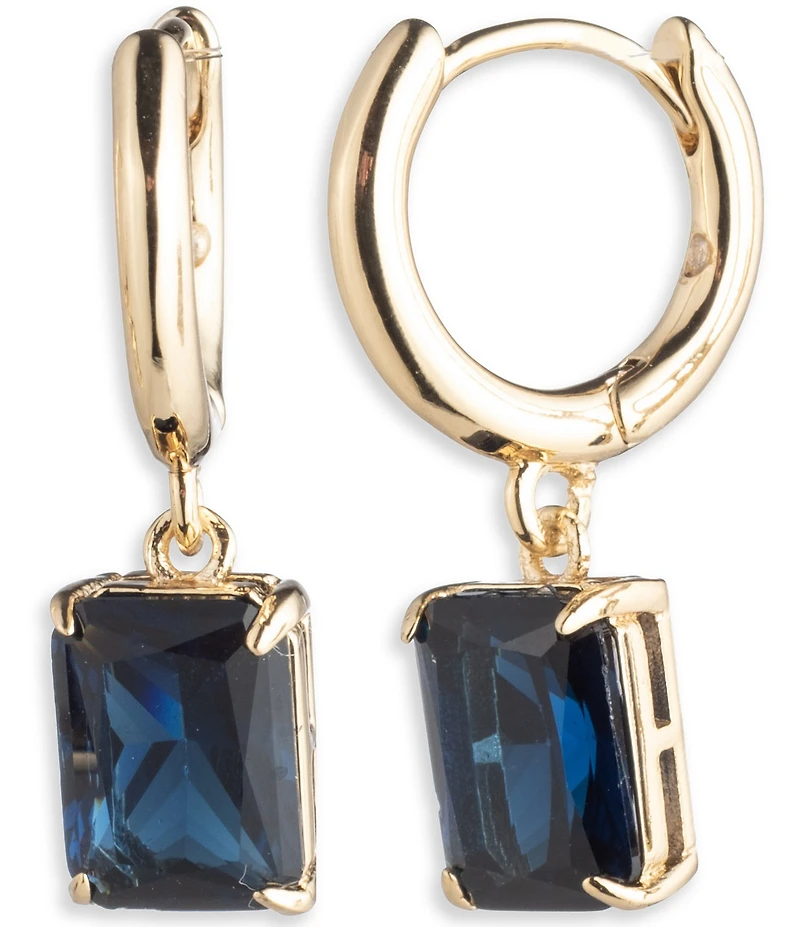 Lauren Ralph Lauren Gold Tone Huggie Drop Earrings