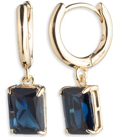 Lauren Ralph Lauren Gold Tone Huggie Drop Earrings