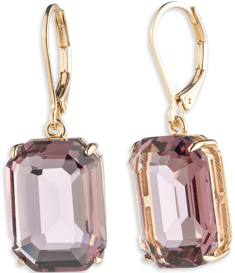 Lauren Ralph Lauren Gold Tone Stone Drop Earrings
