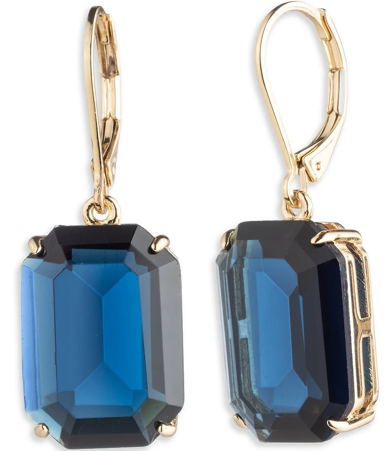 Lauren Ralph Lauren Gold Tone Stone Drop Earrings
