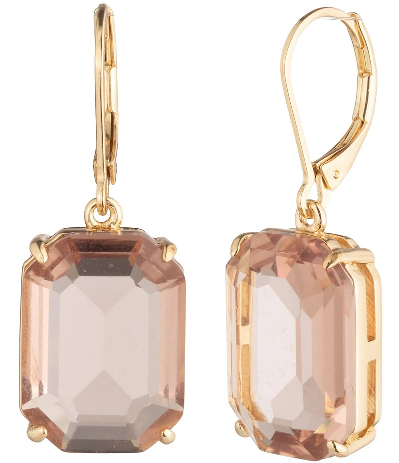 Lauren Ralph Lauren Gold Tone Stone Drop Earrings