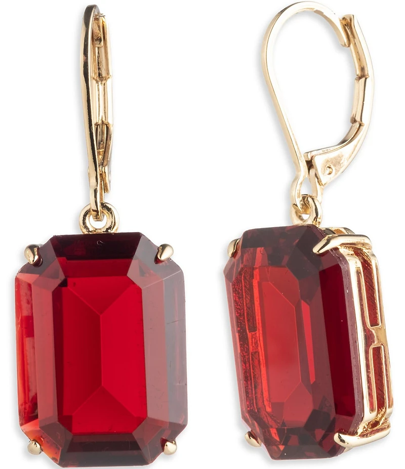Lauren Ralph Lauren Gold Tone Stone Drop Earrings