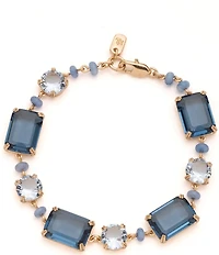 Lauren Ralph Lauren Gold Tone Stone Flex Line Bracelet