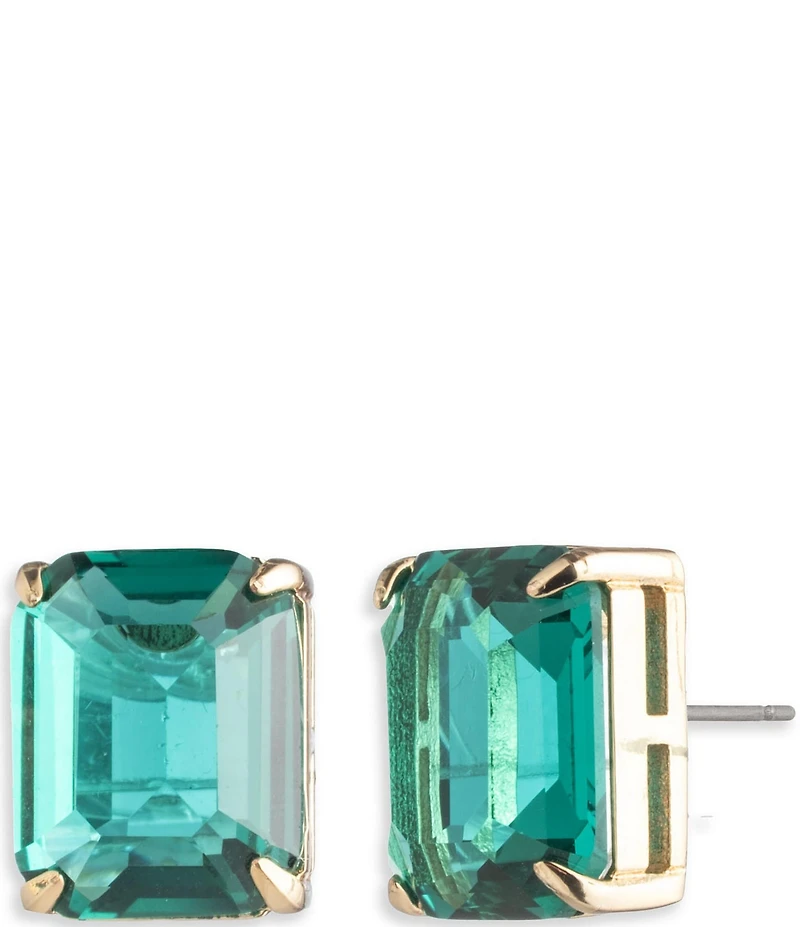 Lauren Ralph Lauren Gold Tone Stone Stud Earrings