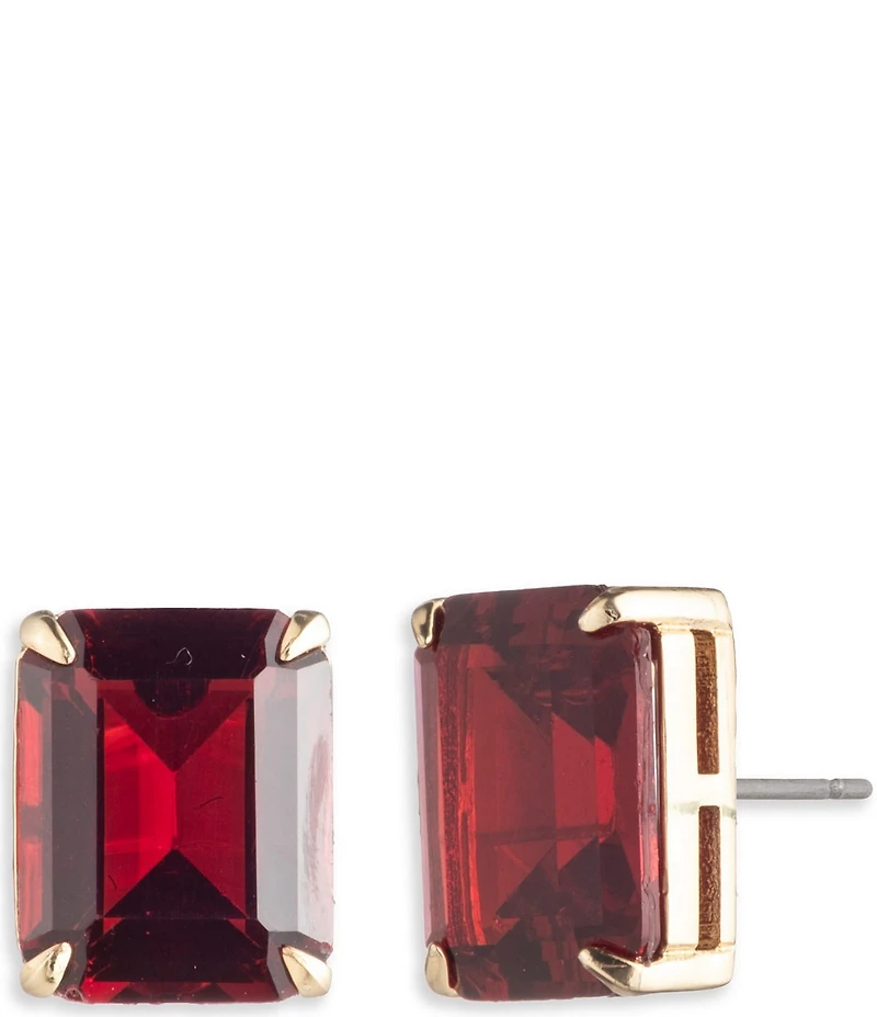 Lauren Ralph Lauren Gold Tone Stone Stud Earrings
