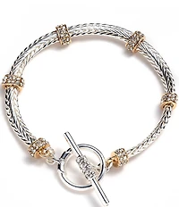 Lauren Ralph Lauren Crystal Pave Roundell Flex Line Bracelet