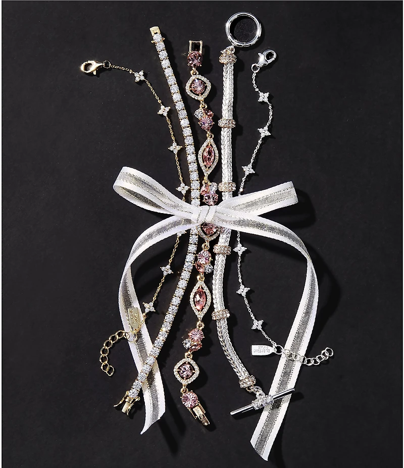Lauren Ralph Lauren Crystal Pave Roundell Flex Line Bracelet