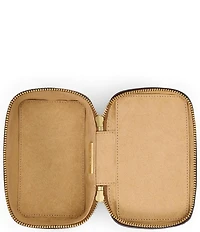 Lauren Ralph Lauren Hallee Raffia Vanity Crossbody Bag